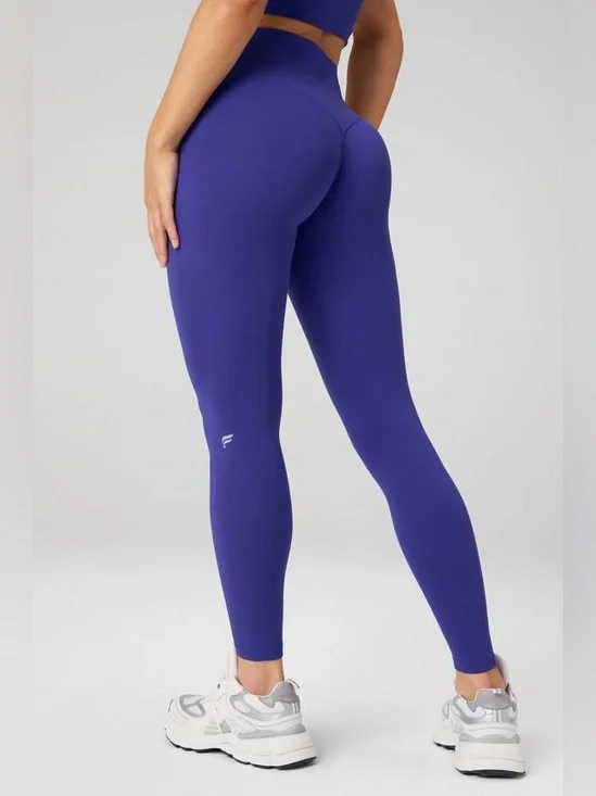 NWOT Fabletics The No-Seam PureLuxe TLC Legging Color Nightfall Purple Size XXS - Picture 1 of 13